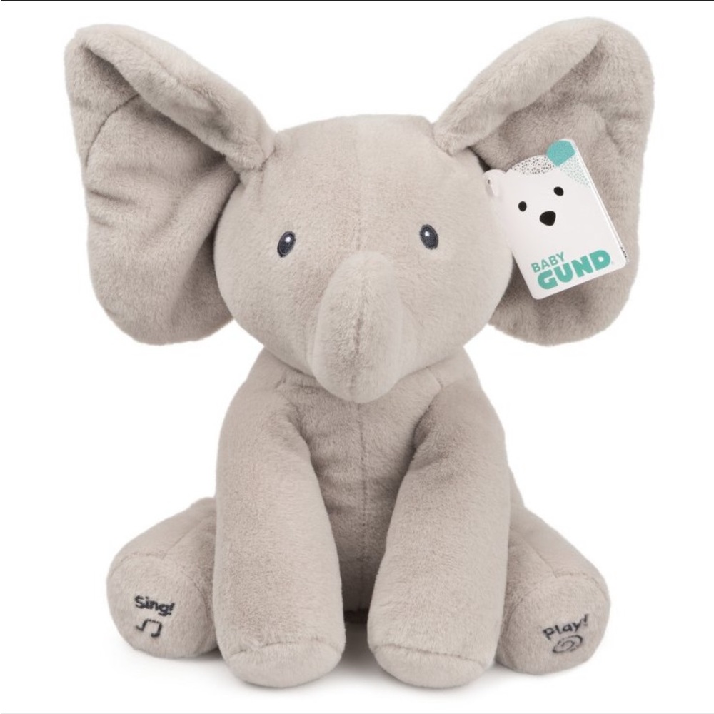 Gund Baby Flappy the Elephant musical plush